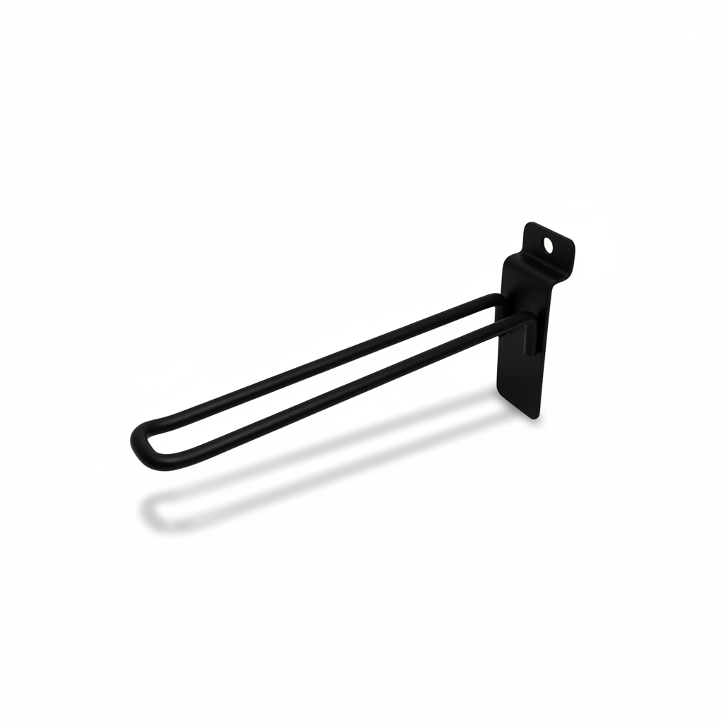 Euro-krok för panel, svart, 20 cm