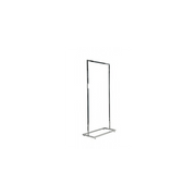 Tøjstativ 60 cm med rammefod. Krom. B-MT