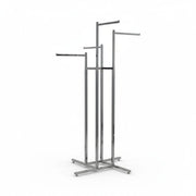 Joystativ - B-MT model, borstad satin - Golvstativ med 4 armar