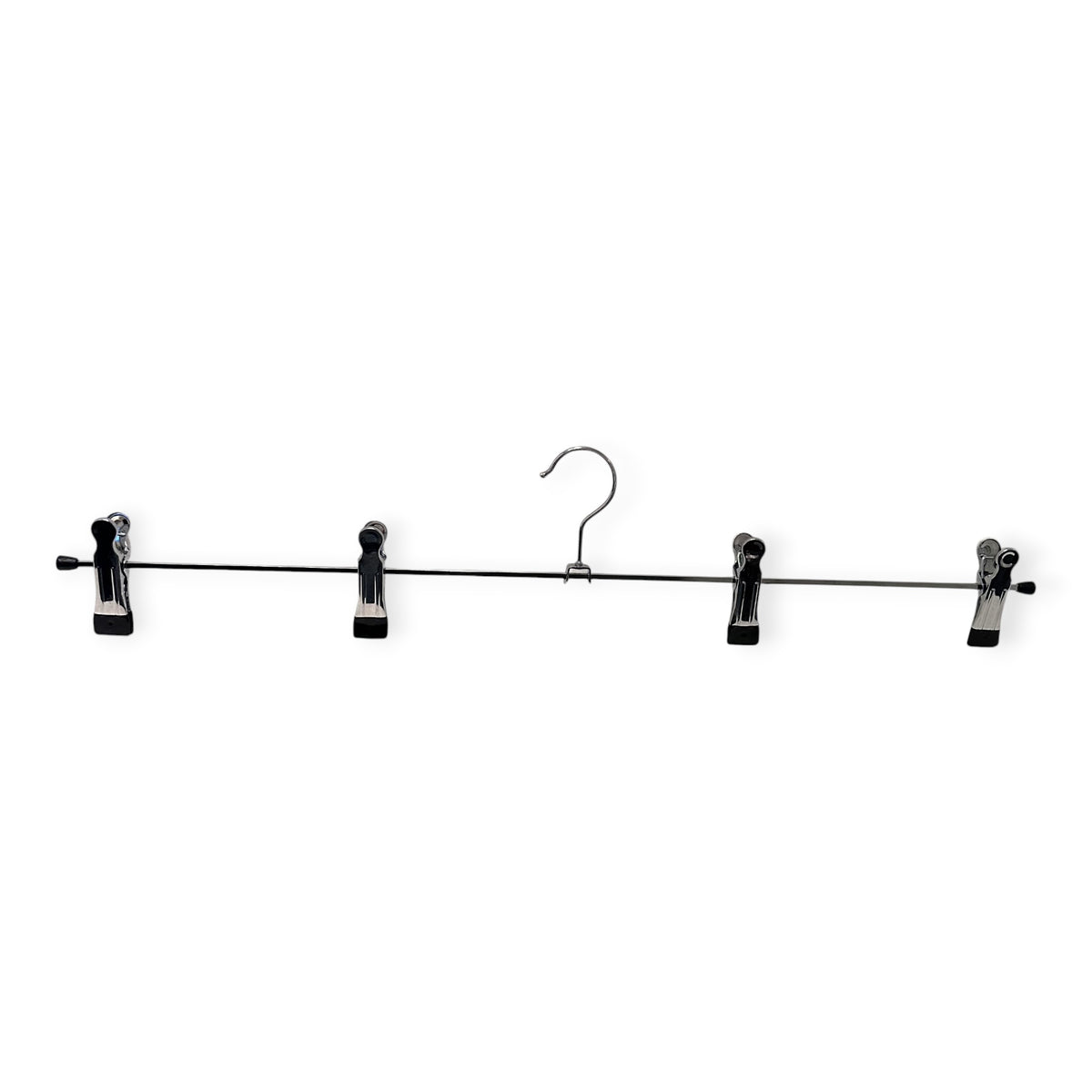 Metallklämma (B 60 cm) - 50 st. 4 klämmor H 7 cm Svart