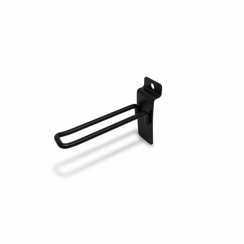 Eurokrok för panel, svart, 10 cm