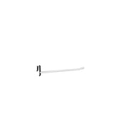 Hvid varekrog 10 cm til 5 mm dekostang og SuperSkinne