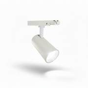 Spot t/ 3-fas skena, H16 cm. Ø 7,8. Vit