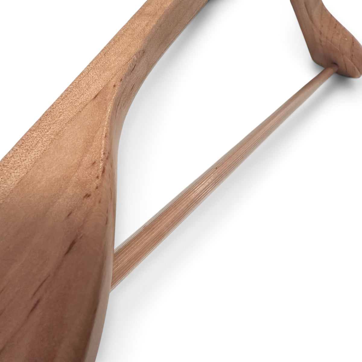 Kavajhängare, vinklad, natur - B 45 cm.