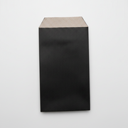 Gåvopåse, kraftpapper, svart, förpackning med 250 st., 7 x H12 cm