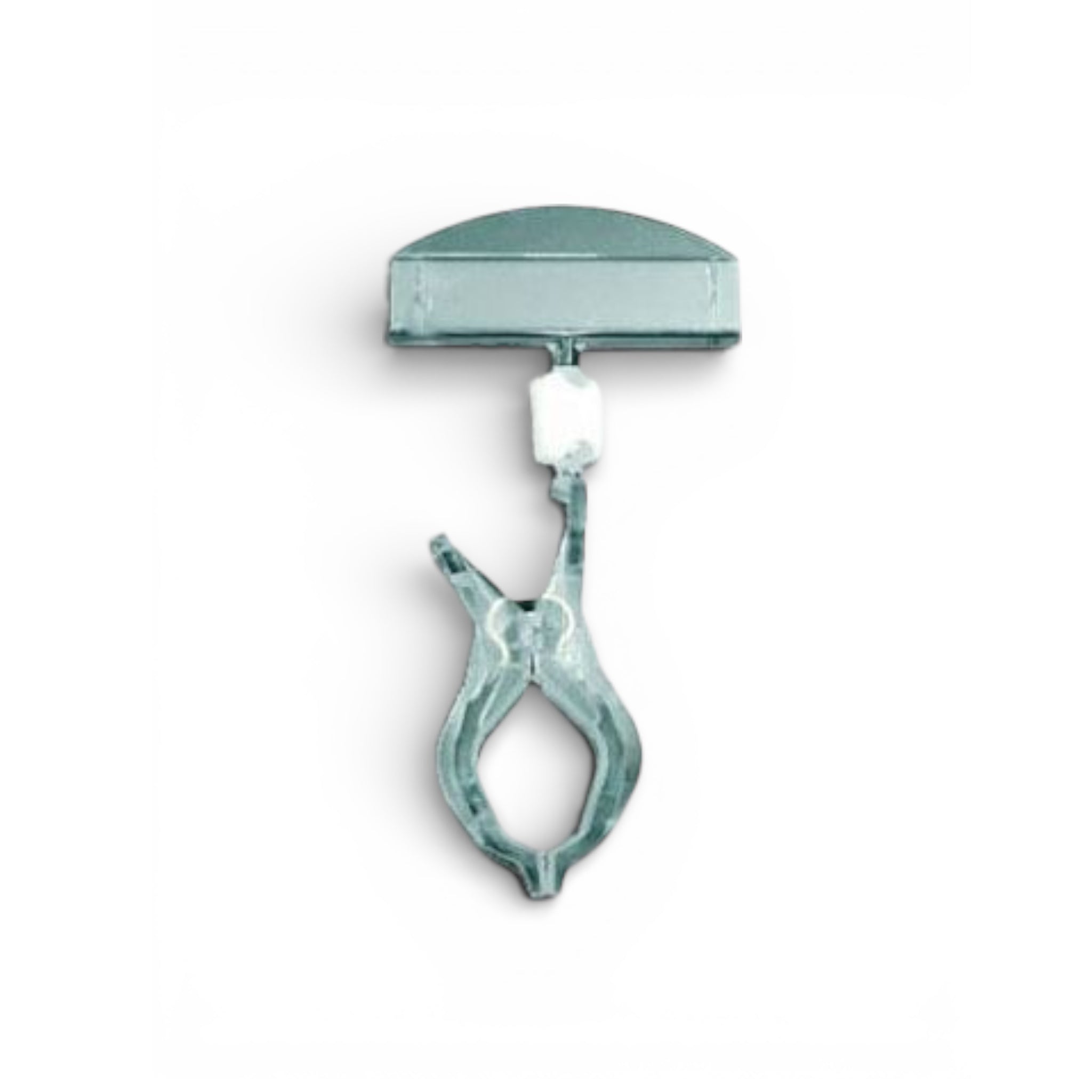 Clear Grip, skilteholder, stor, med bred holder, klar akryl