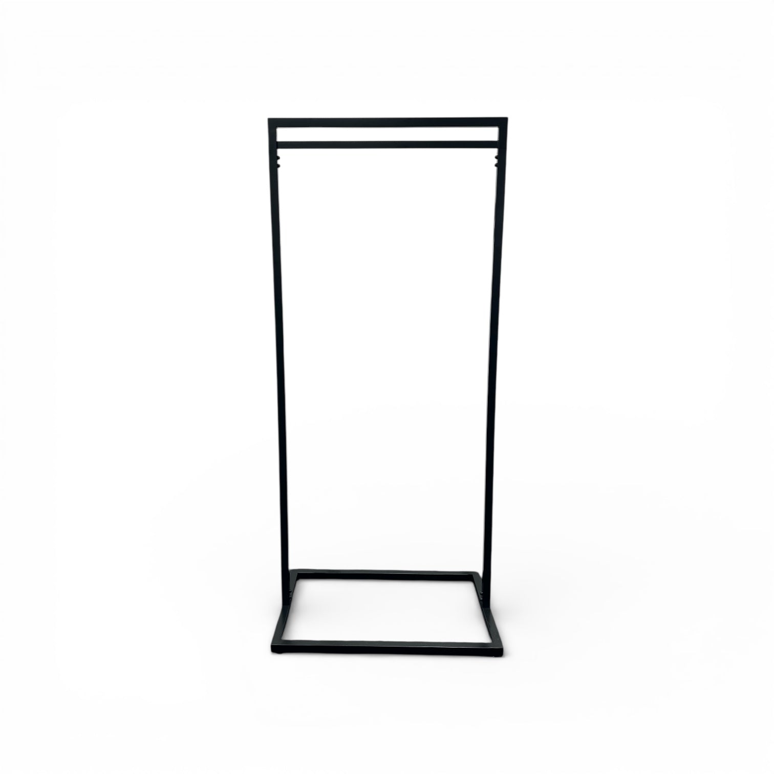 Bøjlestativ, sort, B80 x D50 x H180 cm. Tøjstativ Frame