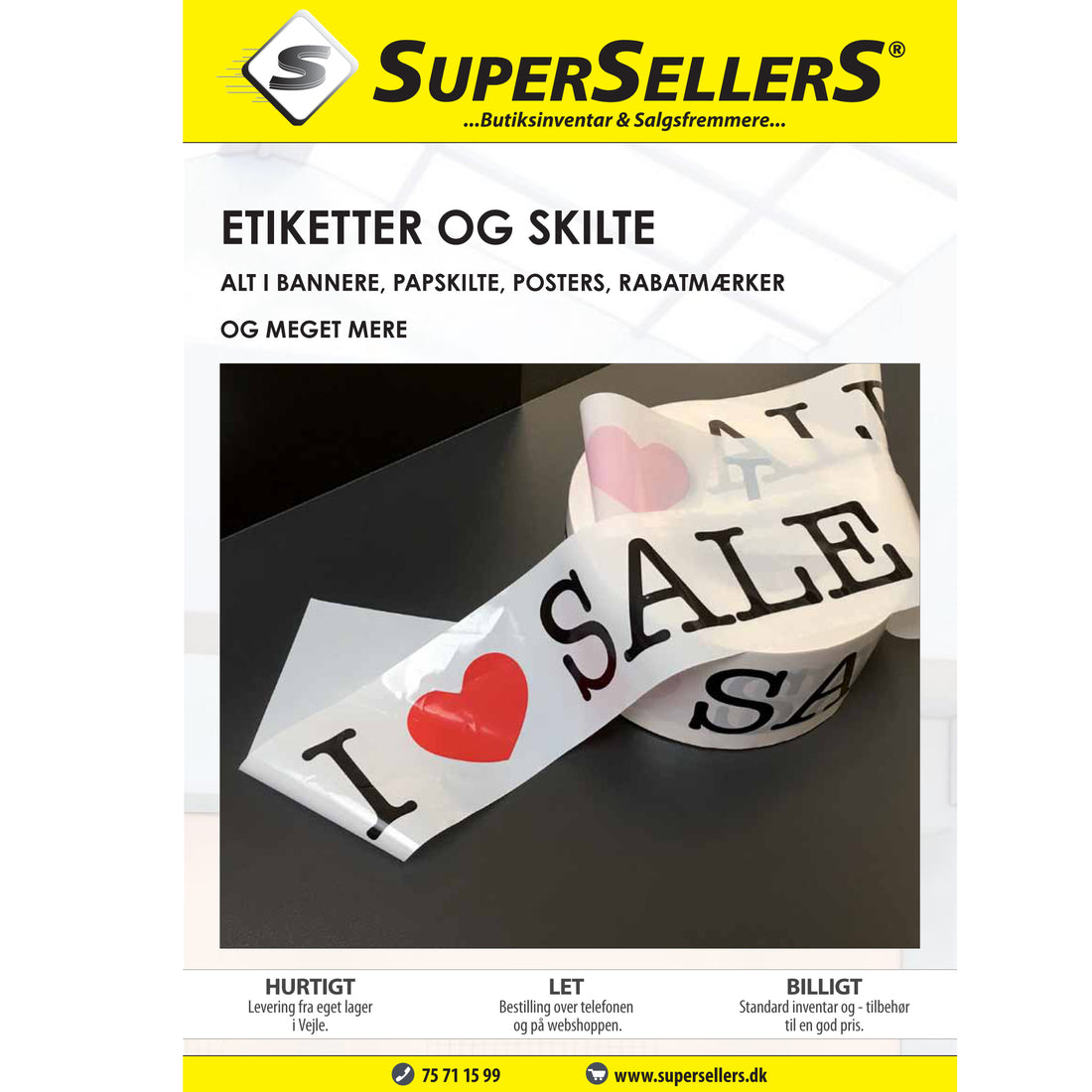 <strong>Etiketter och skyltar</strong>