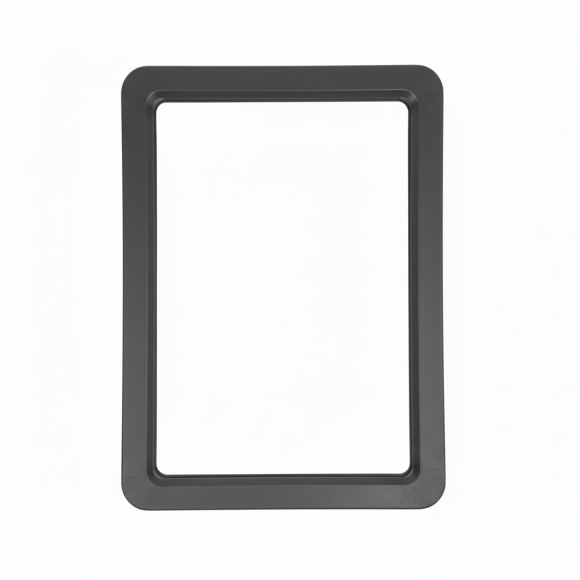 Plastramme, A6, mørkegrå