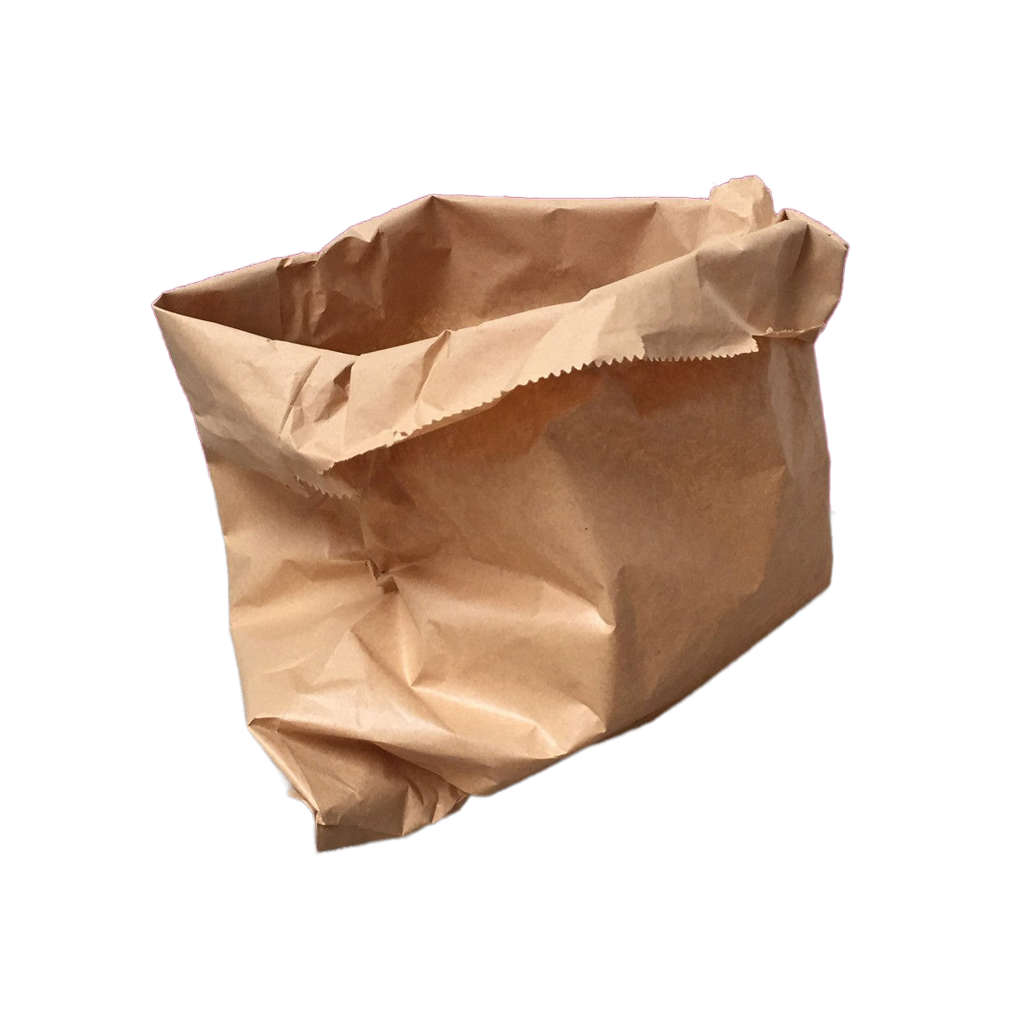 Brun påse - H 30 cm. / 37 gram - 500 st.