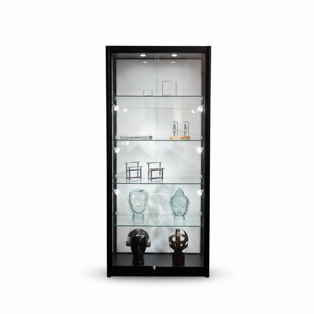 Vitrin H200 - svart - Pisa