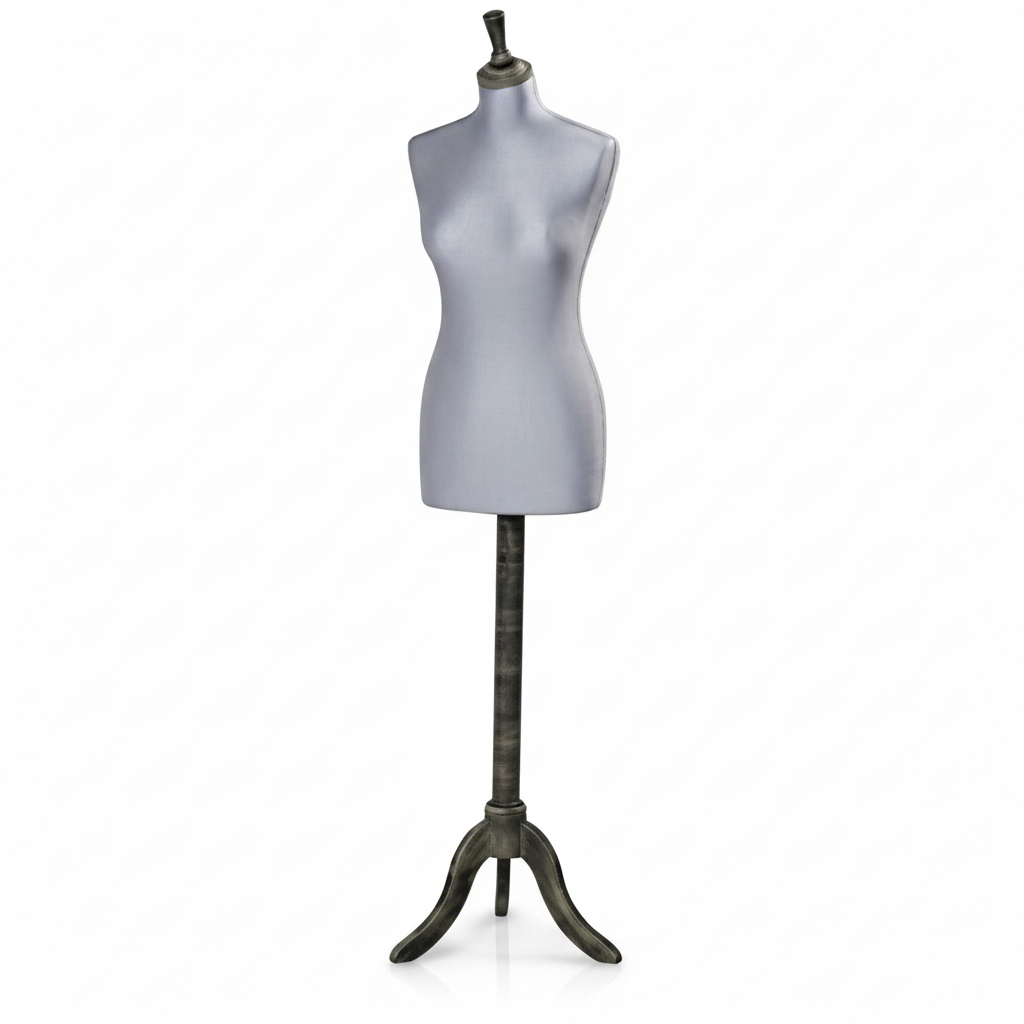 Torino, damginee, silver, lång kropp, 3-bent i trä, shaker-top