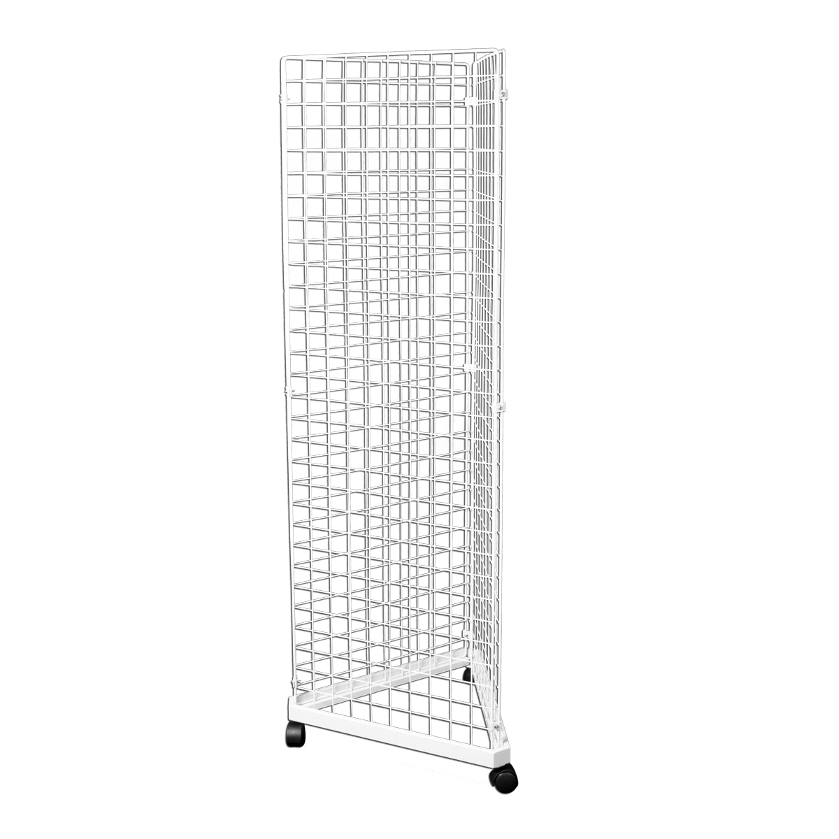 3-kantad fot för galler - Vit