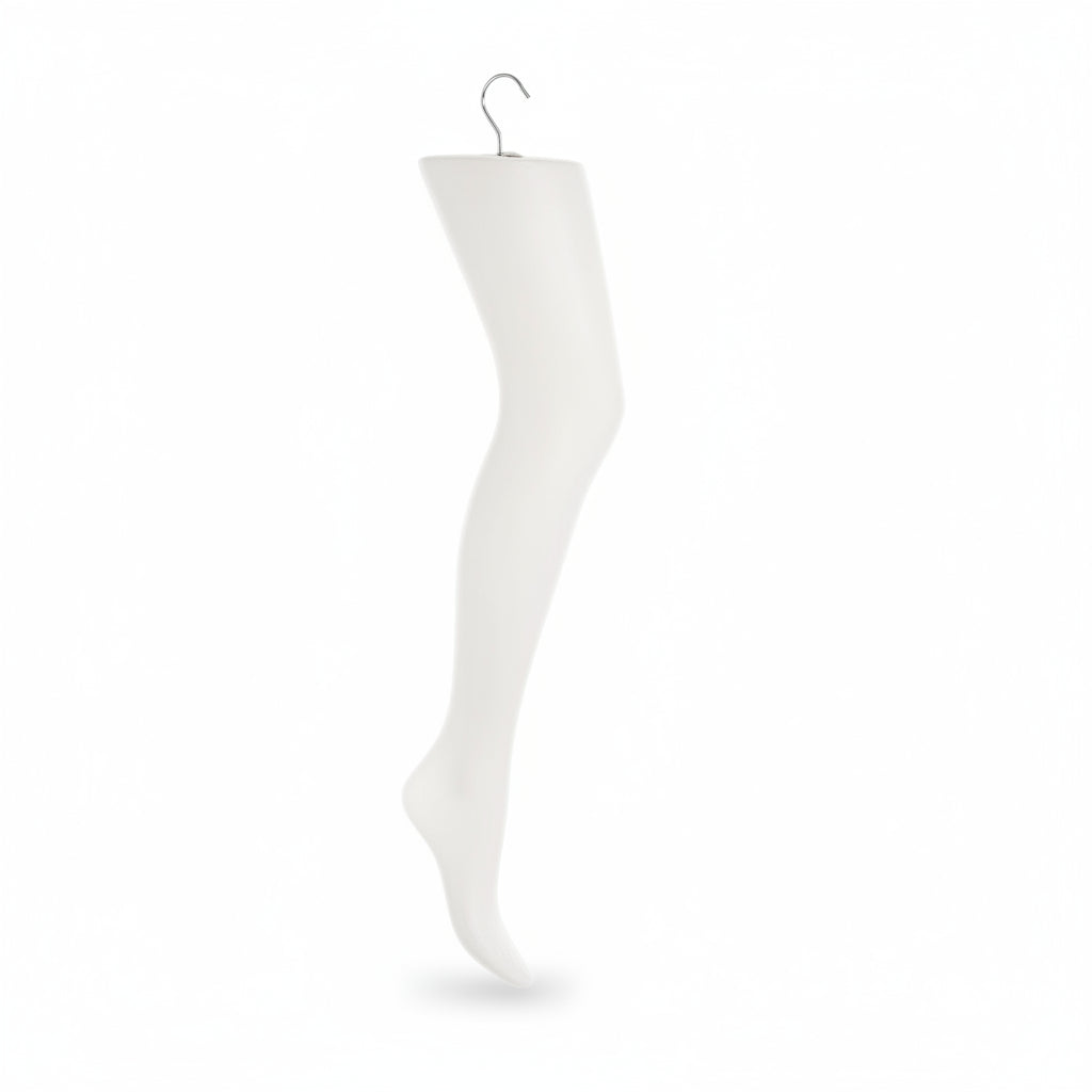 Strumpbyxor, dam. Vit plast med metallkrok. 75 cm.