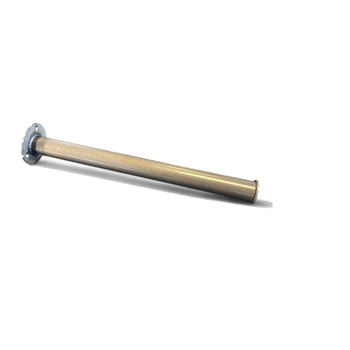 Fronthæng til væg, lige. Metal, klar lak. 35 cm. 30 mm.