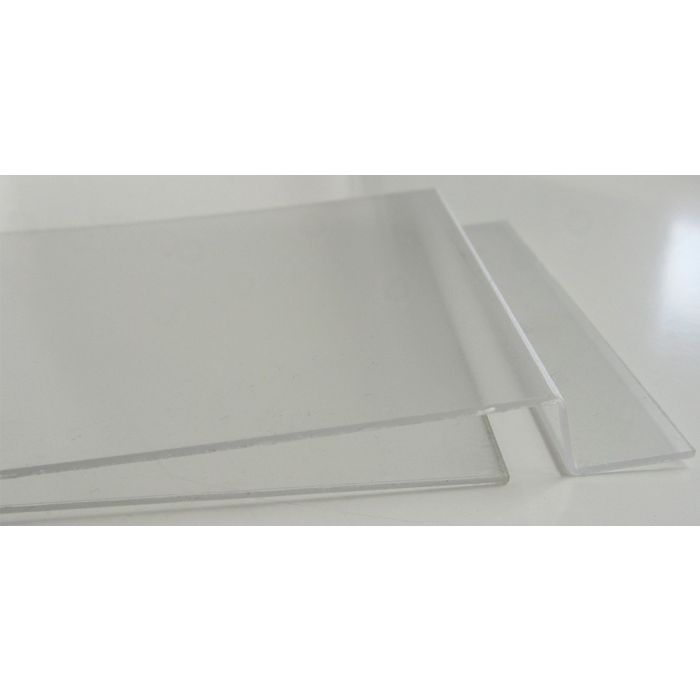 Skyltställ A6 stående, akryl. För rillpanel