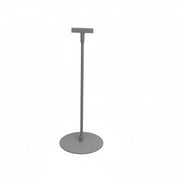 Skyltställ. Plastfot med stång. Fast höjd 33 cm. MÖRKGRÅ