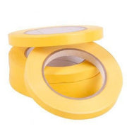Gul tape til poselukkermaskine, 12 mm x 100 m