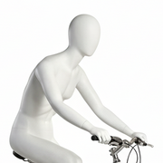Sport herrdocka, cykelryttare - vit