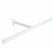 T-bøjlestang til panel, hvid, B60 x D26 cm