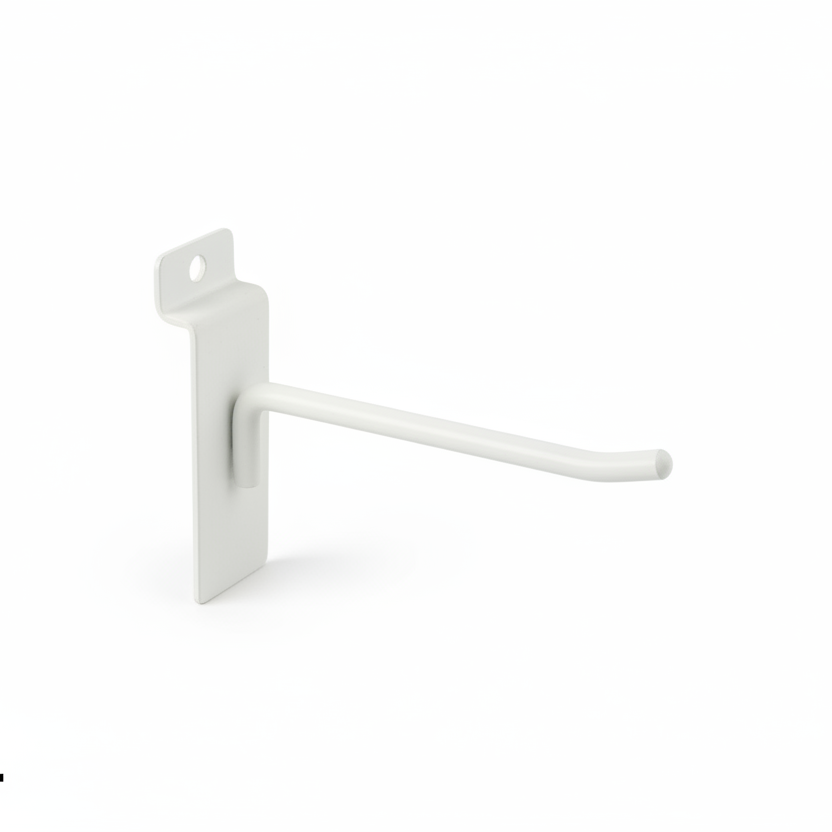 Varekrog, til panel, hvid, 10 cm