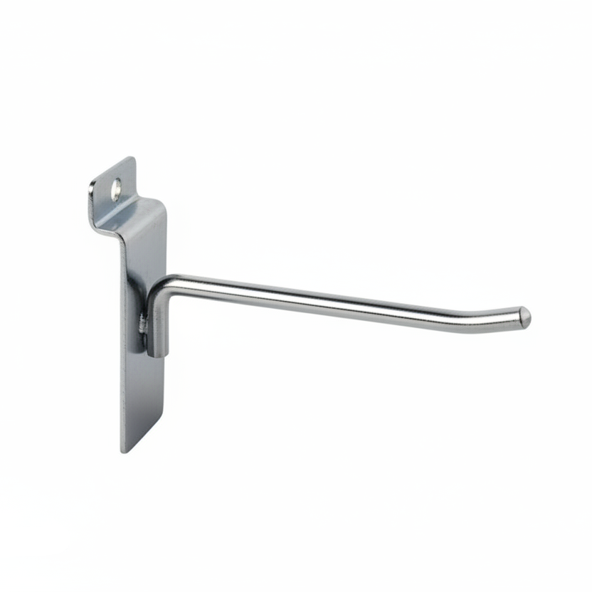 Varekrog, til panel, Krom, 10cm