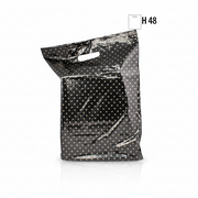 Plastpåse med guldbeläggt mönster - 300 st.