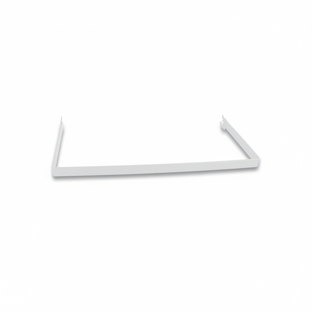 U-böjlestång (61 cm) - Vit - Superskinne