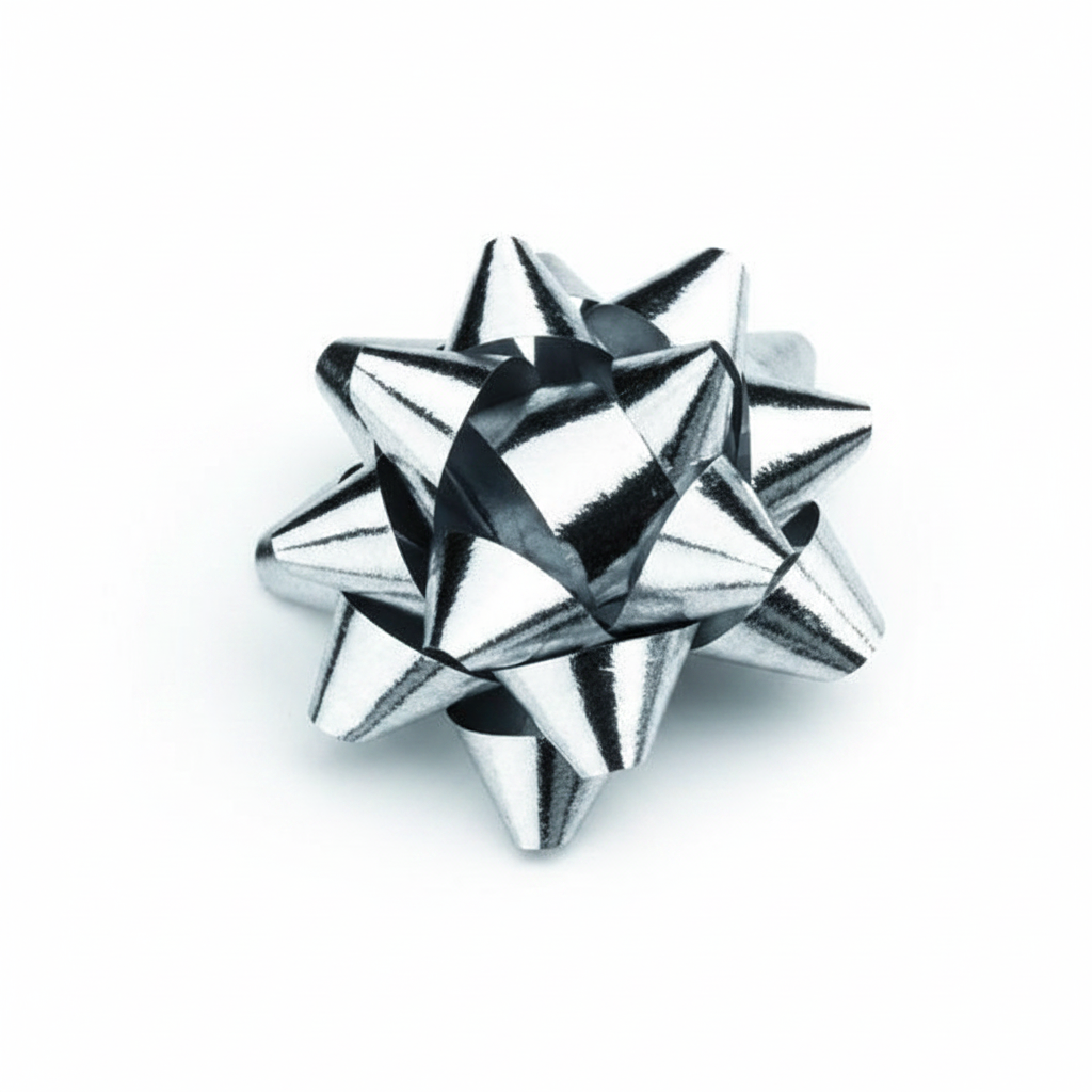 Dekorationsstjärnor - Ø 35 - Silver - 100 st.