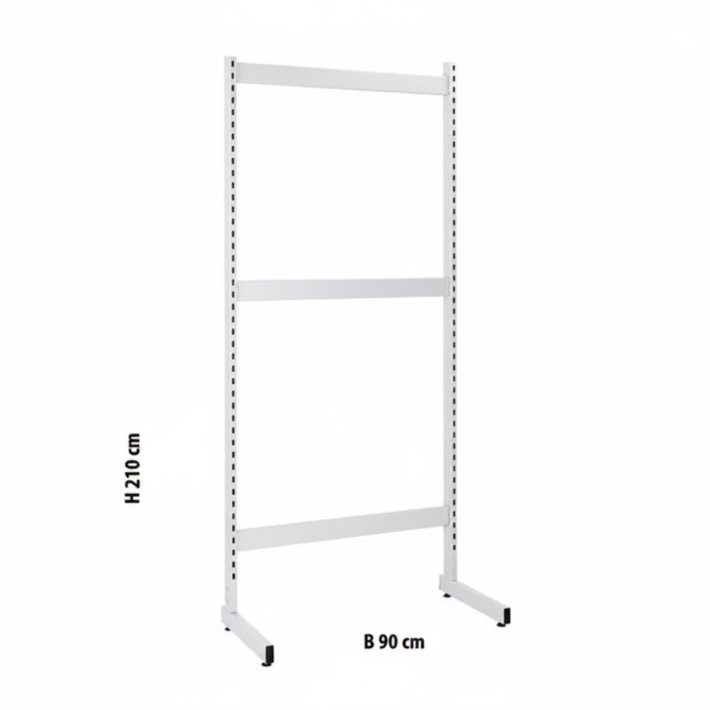 Framework, L-gondol, vit, B97 x H217,50 cm. Se fler färger