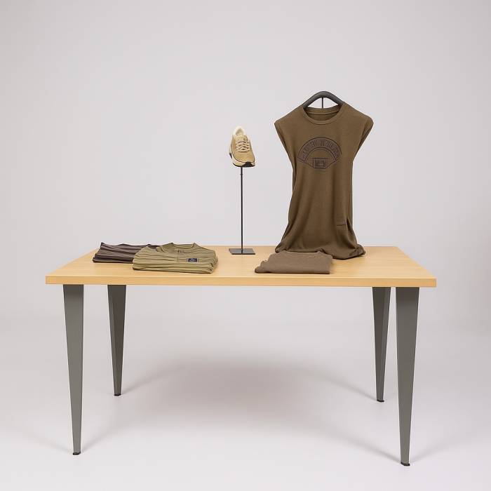 Maple salgsbord, ahorn, 160 x 73,4 x H87,5 - 94 cm. Vælg bordben