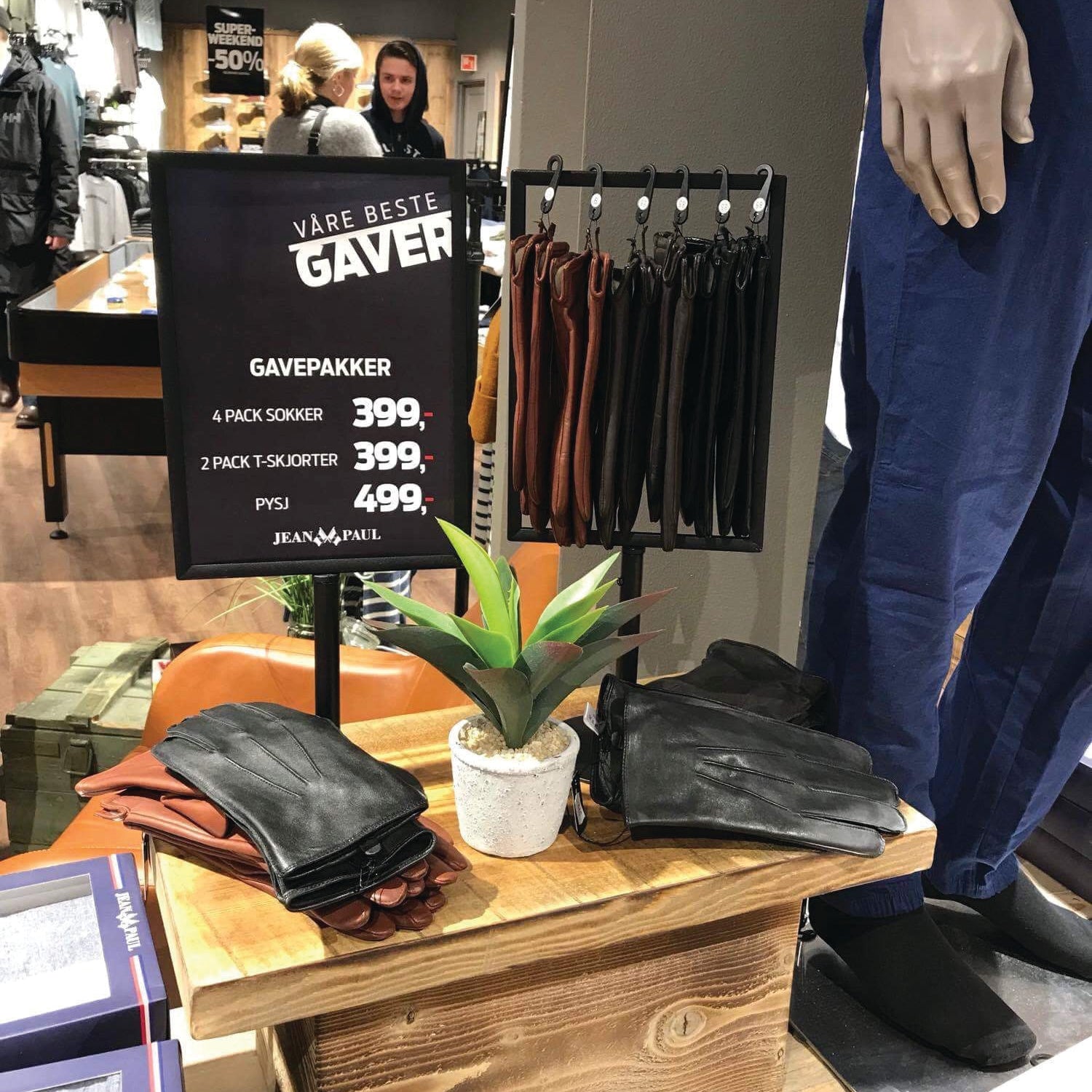 Menykorthållare, A4, svart