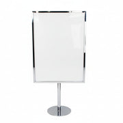 Menykorthållare, A3, krom