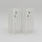Vitt vinkel-display i metall – set om 2 st. Pris per st.