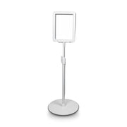 Skilteholder A6 m/fod, Mørkegrå