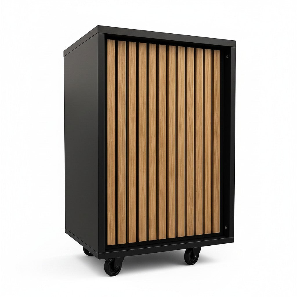 Frame-disk. smalmodul, svart. B55 - akustikplatta front
