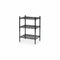 SuperSellerS black wire TUBO shelving unit with three tiers for retail display and storage